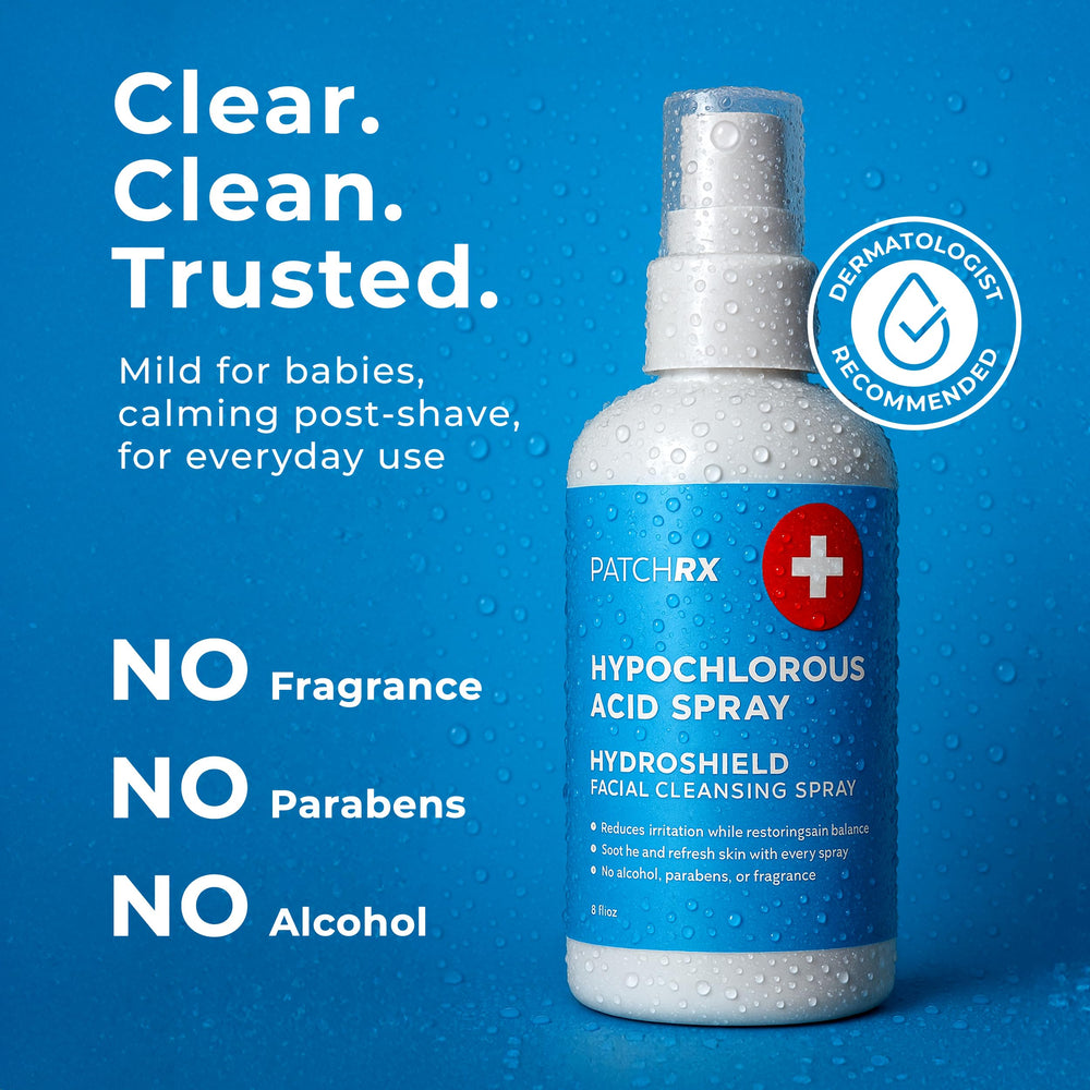 PatchRx HOCL spray family-friendly for teens and adults.