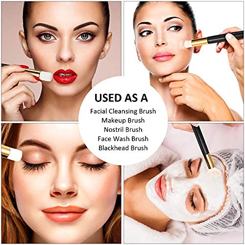 Patelai nose pore deep-clean brush features soft fibers for gentle skin contact.