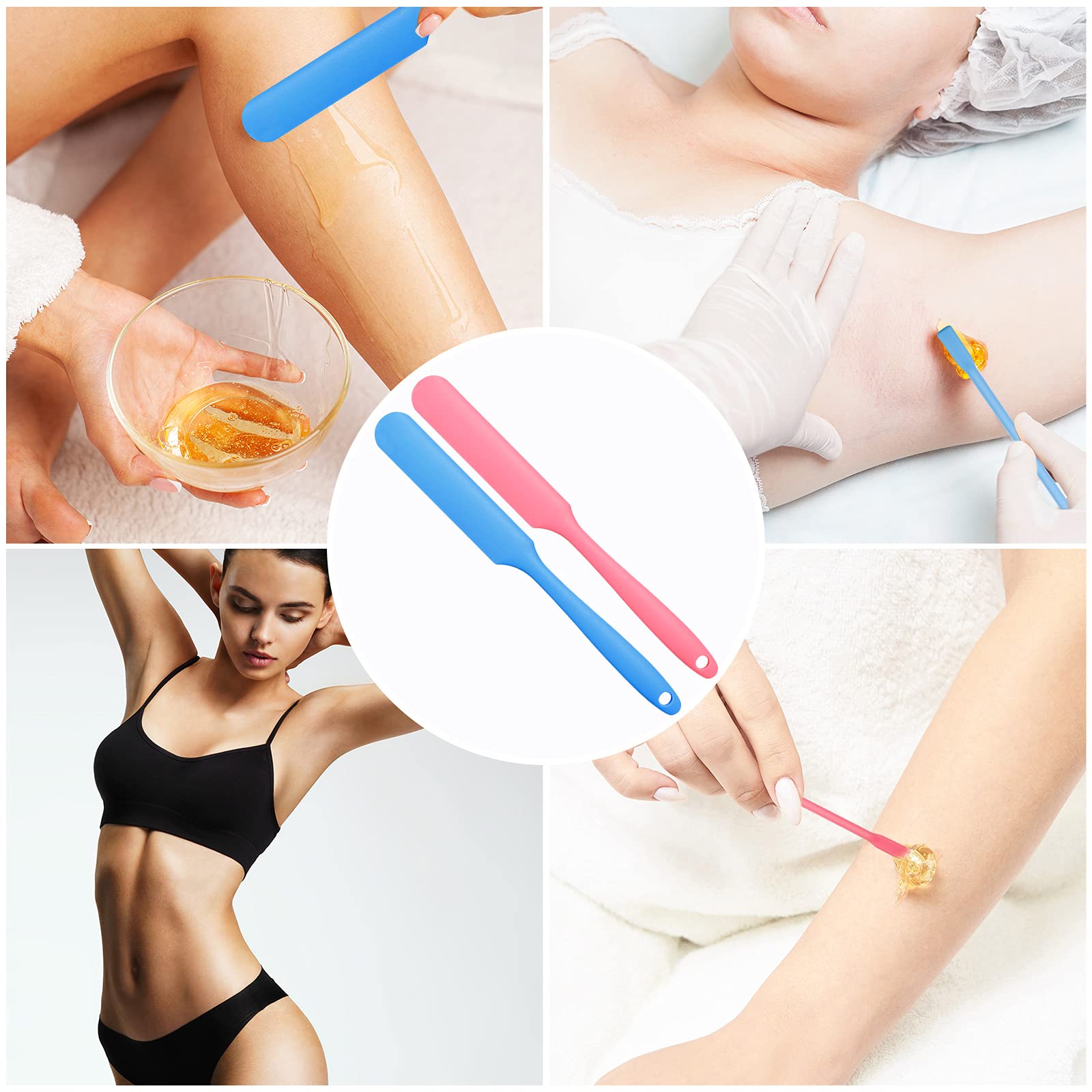 Patelai soft, durable silicone spatulas easy to clean after use.
