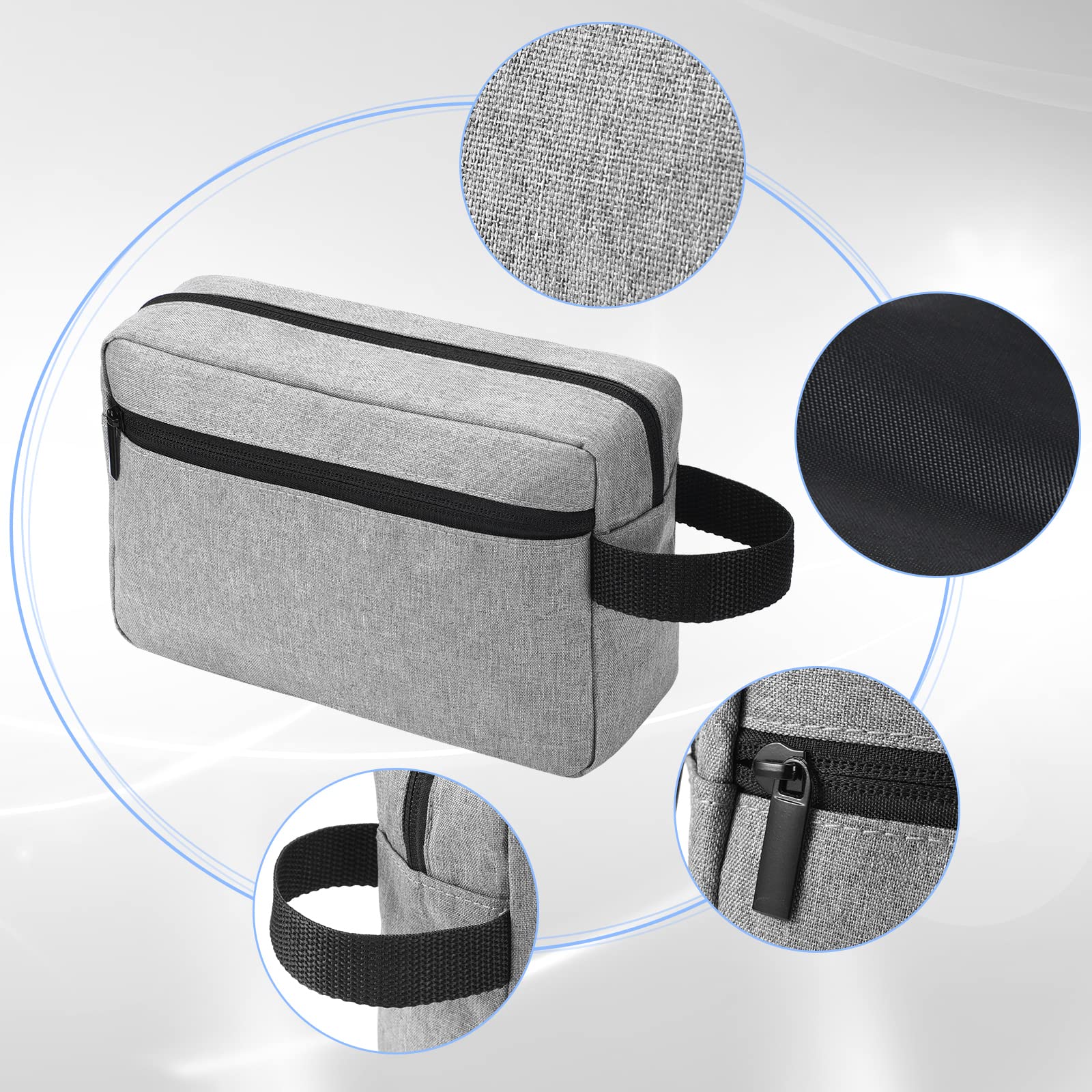 Paterr handle design enables easy carrying and hanging on trips.