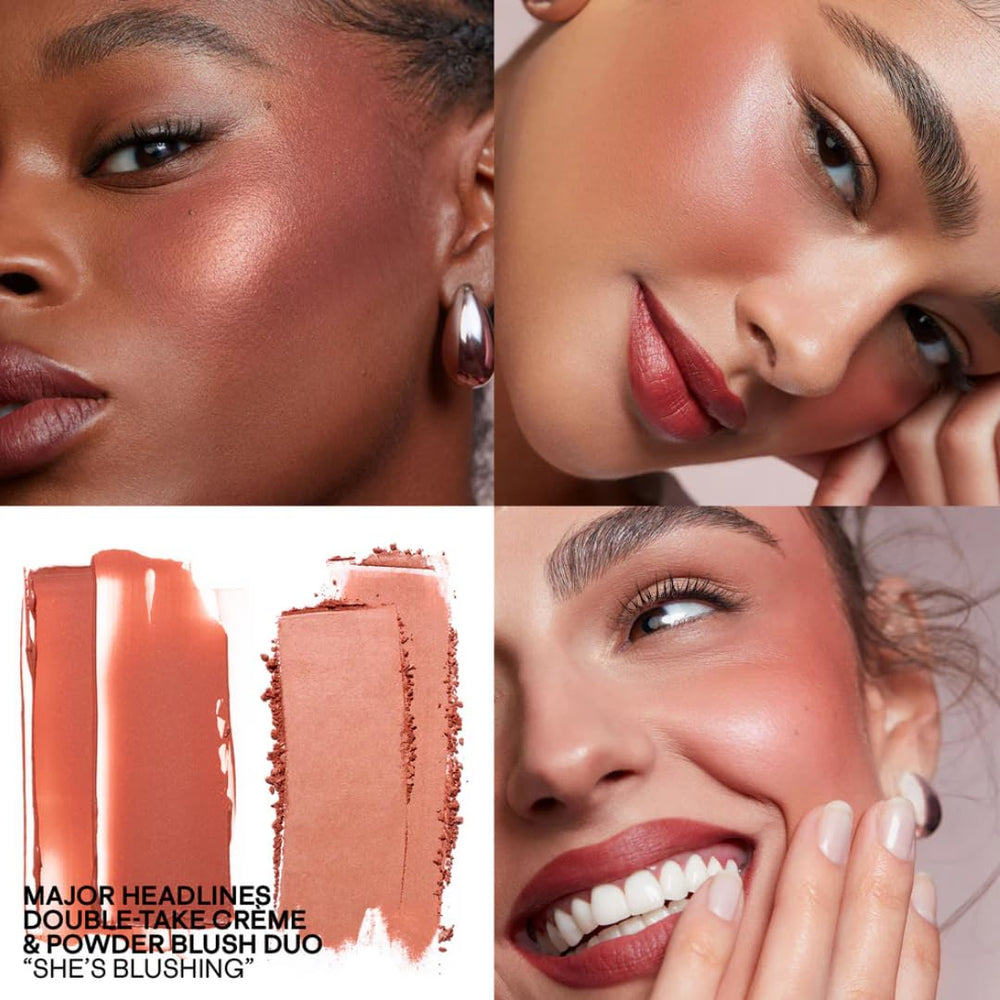 Patrick Ta Major Headlines Duo in Rich Berry offers bold color for evening looks or statement cheeks.