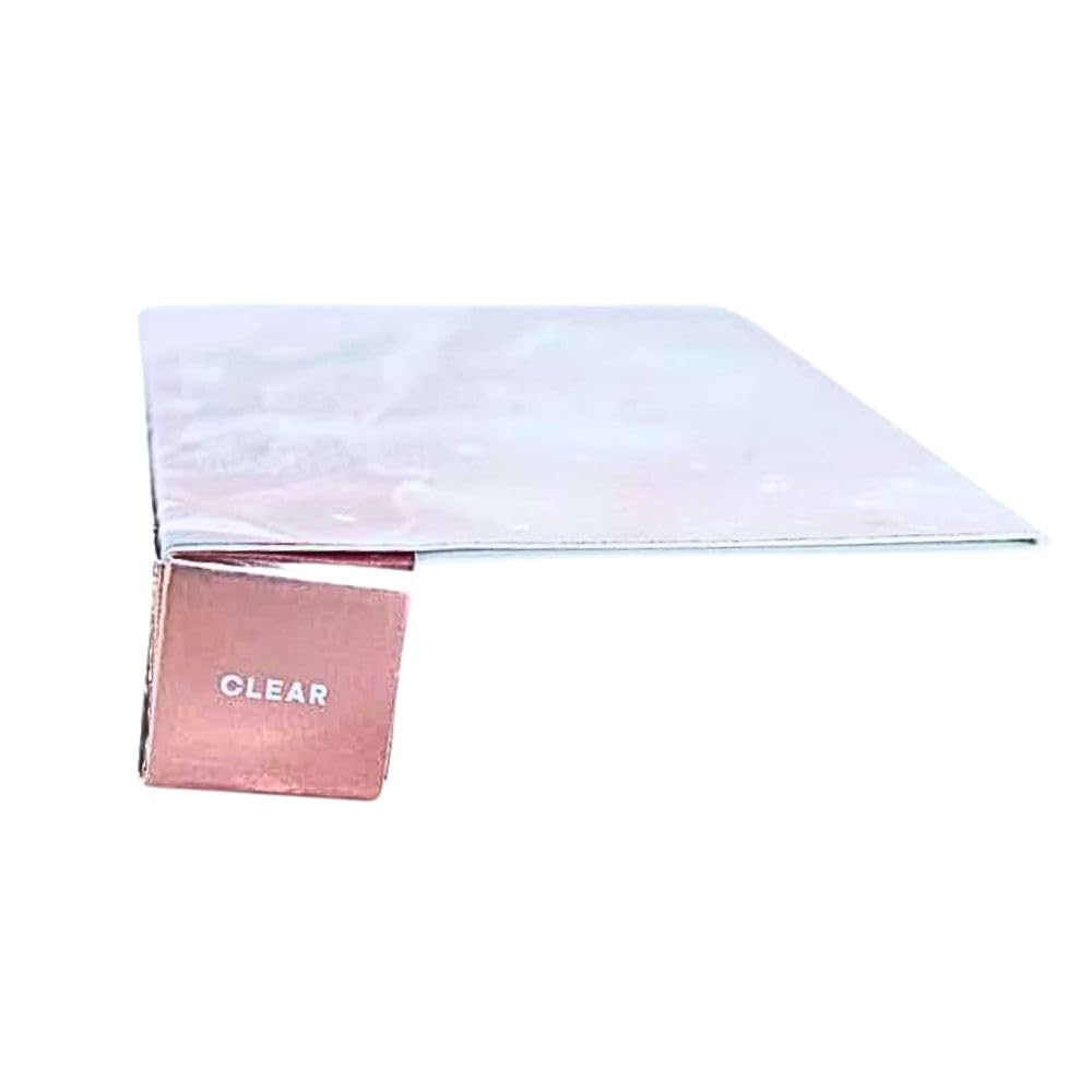 Clear brow gel brush through brows for a natural laminated look