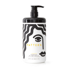 PATTERN Intensive Conditioner bottle pour for deep hydration in tight curls.