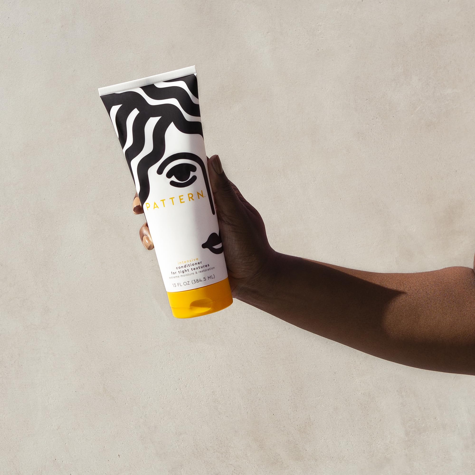 PATTERN Beauty Intensive Conditioner on wet hair signals preparation for deep moisturization