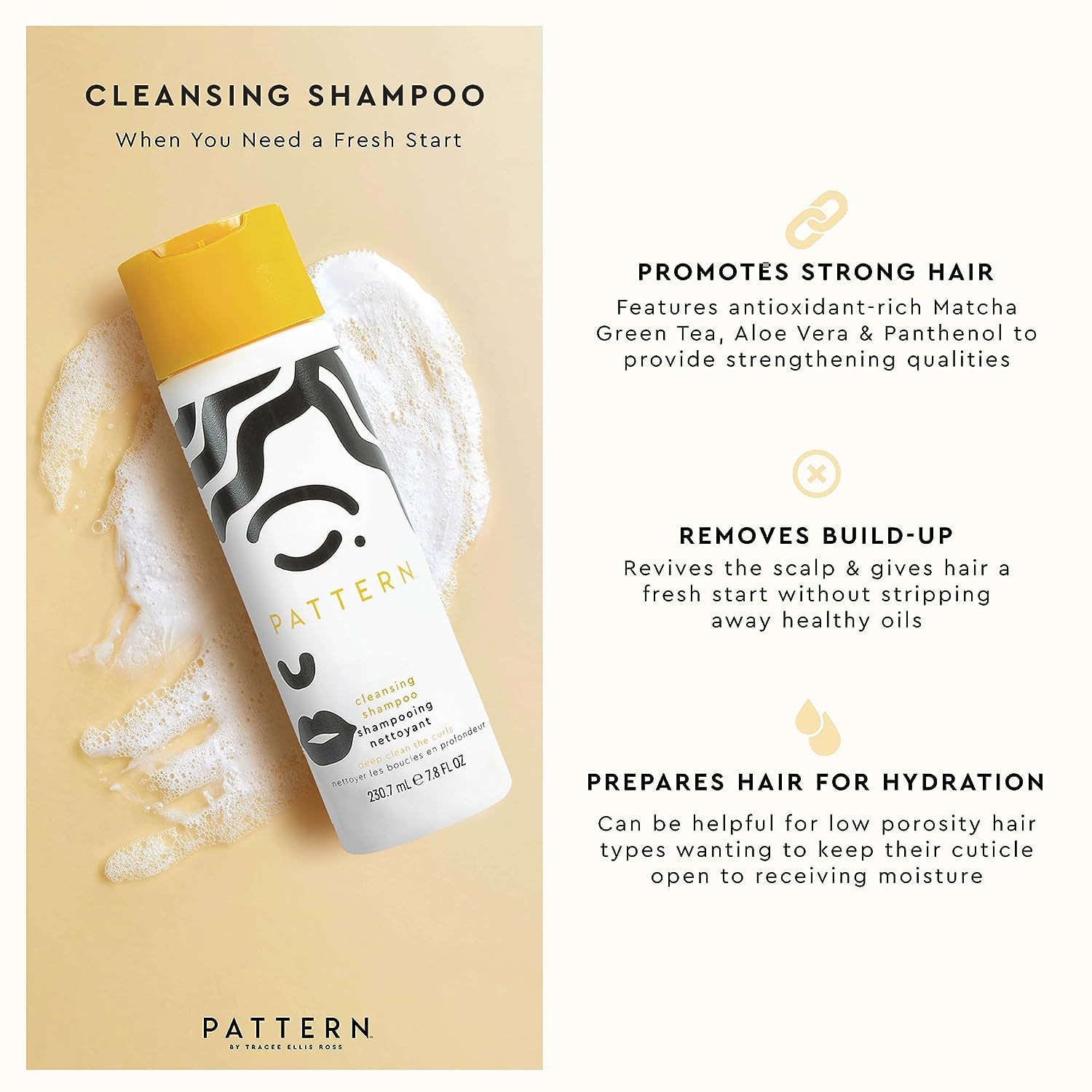 PATTERN Leave-In Conditioner 3oz bottle for moisture on curls