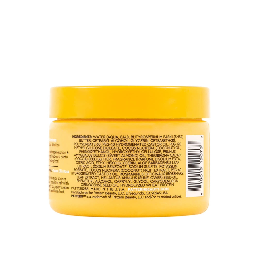 PATTERN Beauty mini styling cream wash-and-go scene highlights shine and definition.