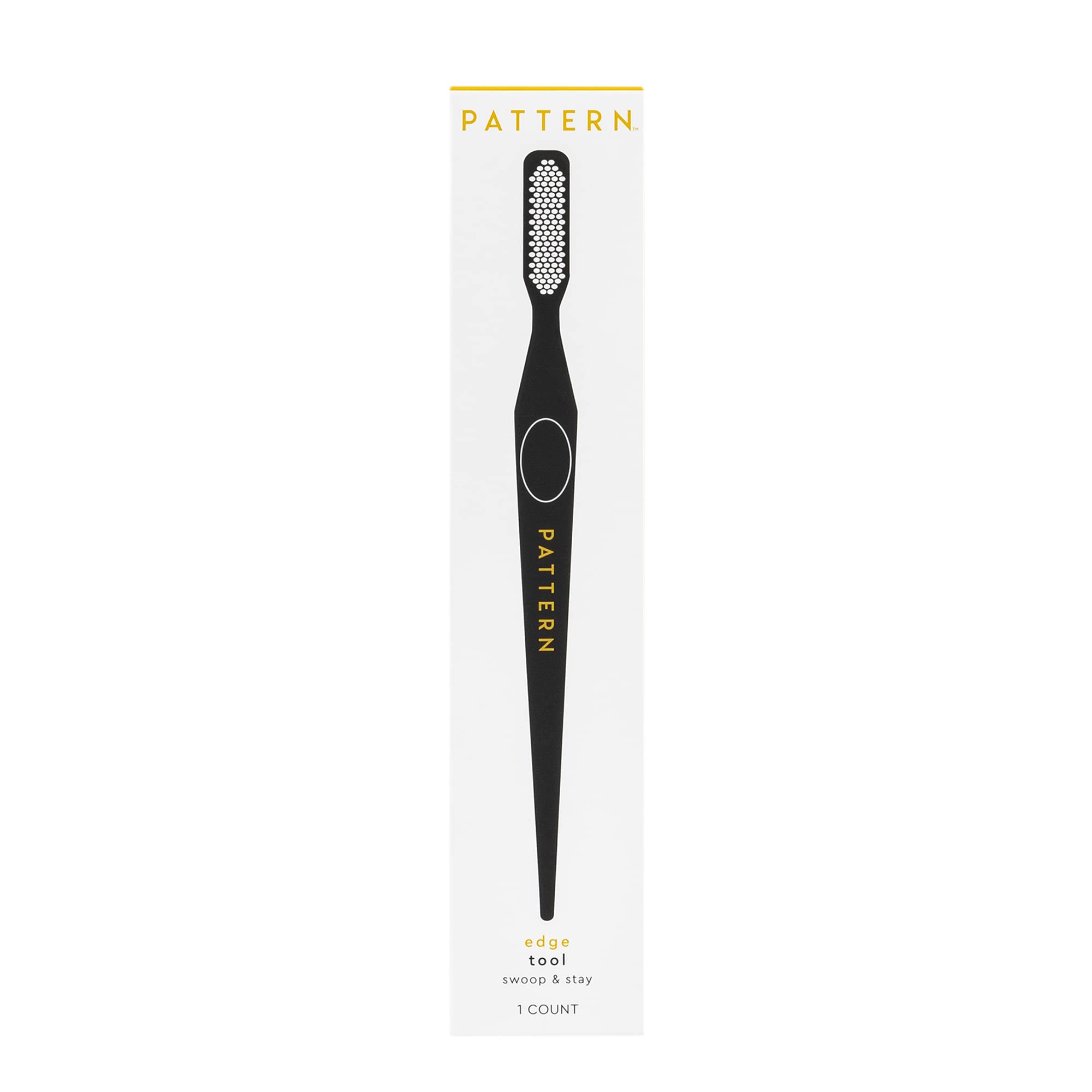 PATTERN Edge Tool 3in1 brush gently smooths baby hairs for clean edges