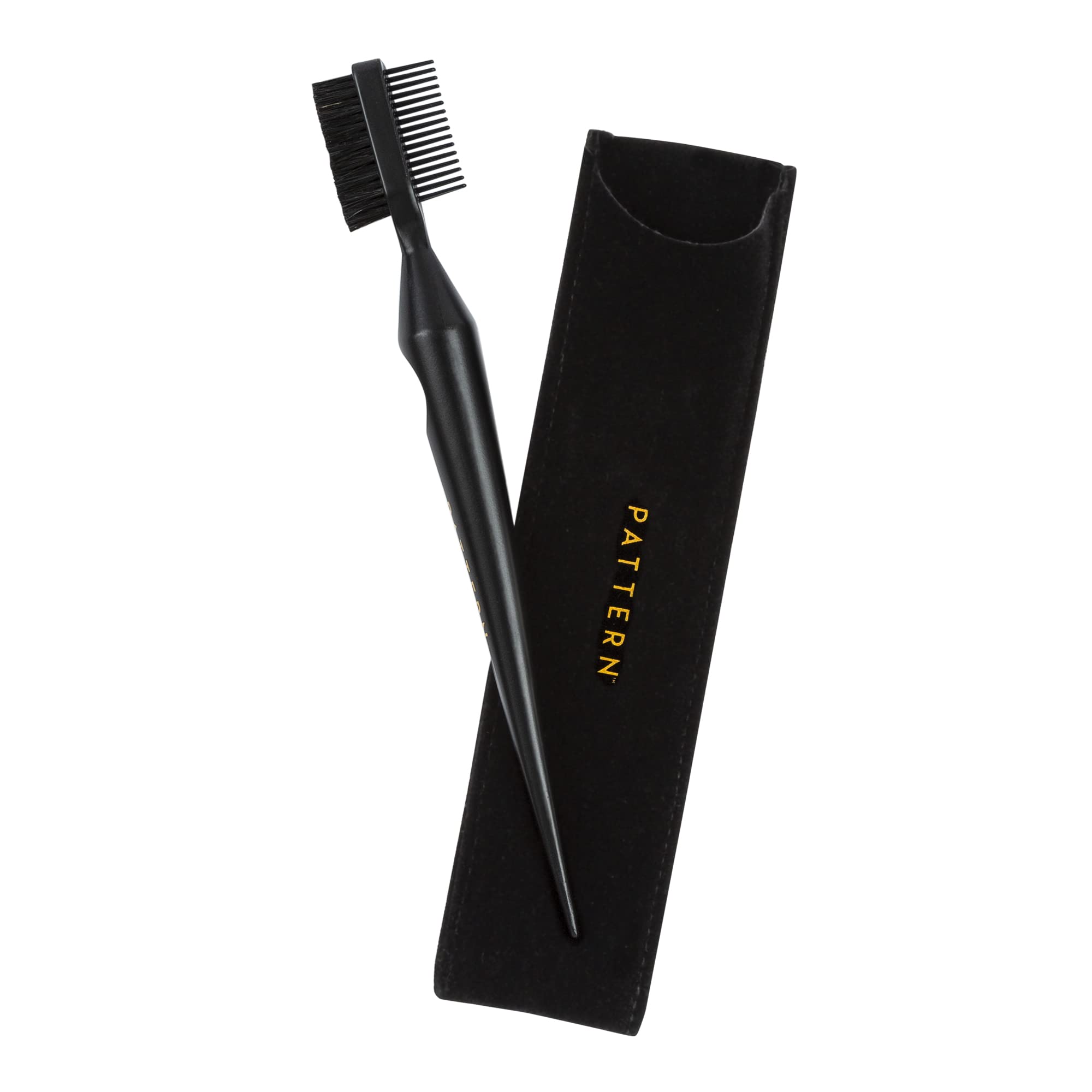 PATTERN Edge Tool comb-for-parting enables precise sections for sleek styles