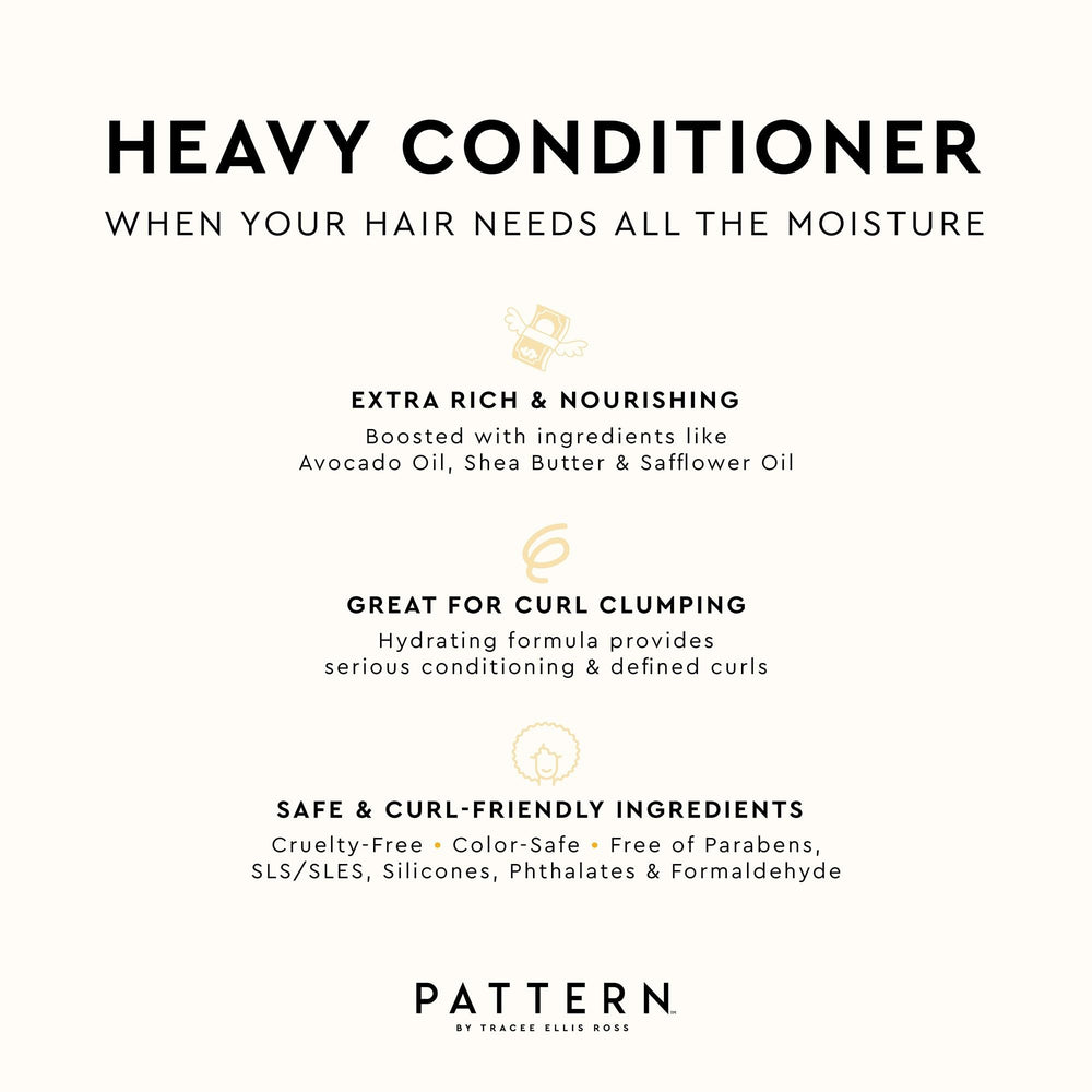 PATTERN heavy conditioner travel-size-pack for on-the-go moisture