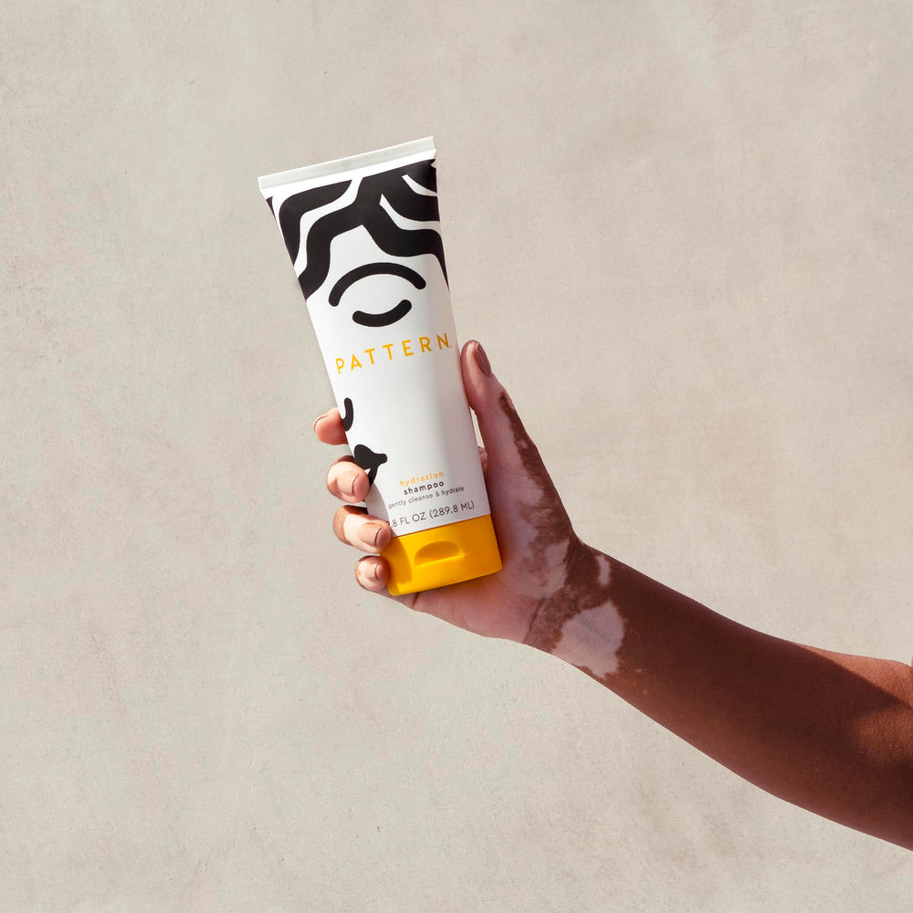 PATTERN Hydration Shampoo ingredients-list emphasizes a blend of nourishing oils