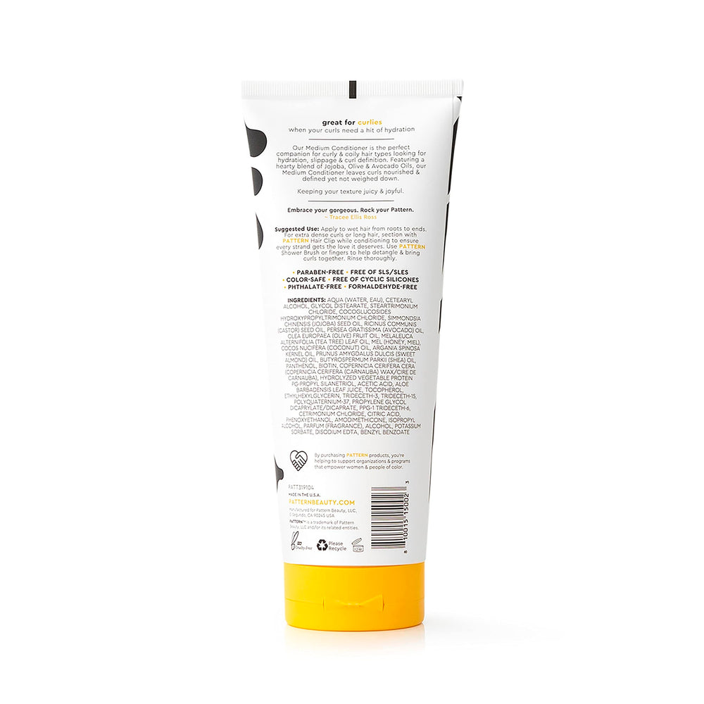 PATTERN conditioner ingredient spotlight on jojoba oil for moisture.