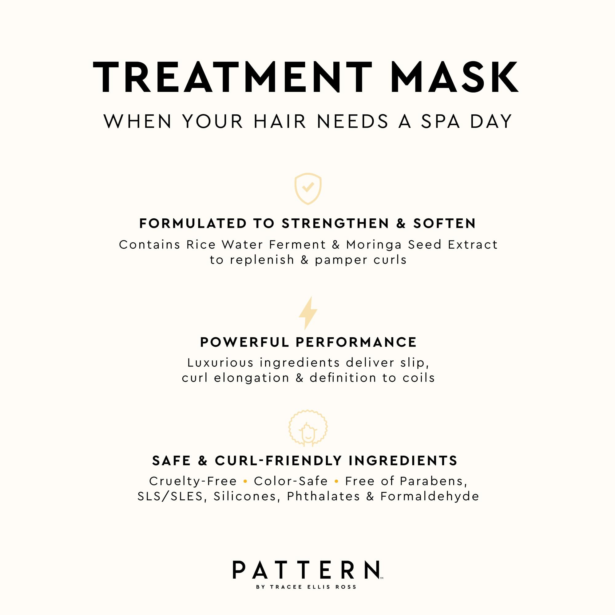 PATTERN Treatment Mask suited for 3B-4C curls.