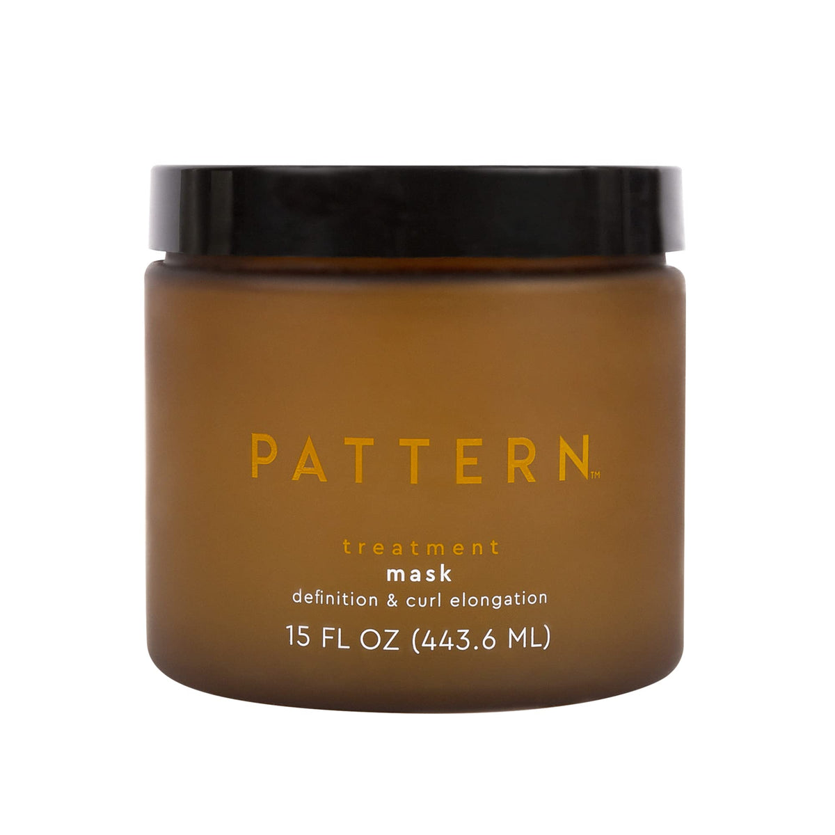 PATTERN Treatment Mask bottle pour promotes slip and curl elongation.