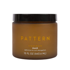 PATTERN Treatment Mask bottle pour promotes slip and curl elongation.
