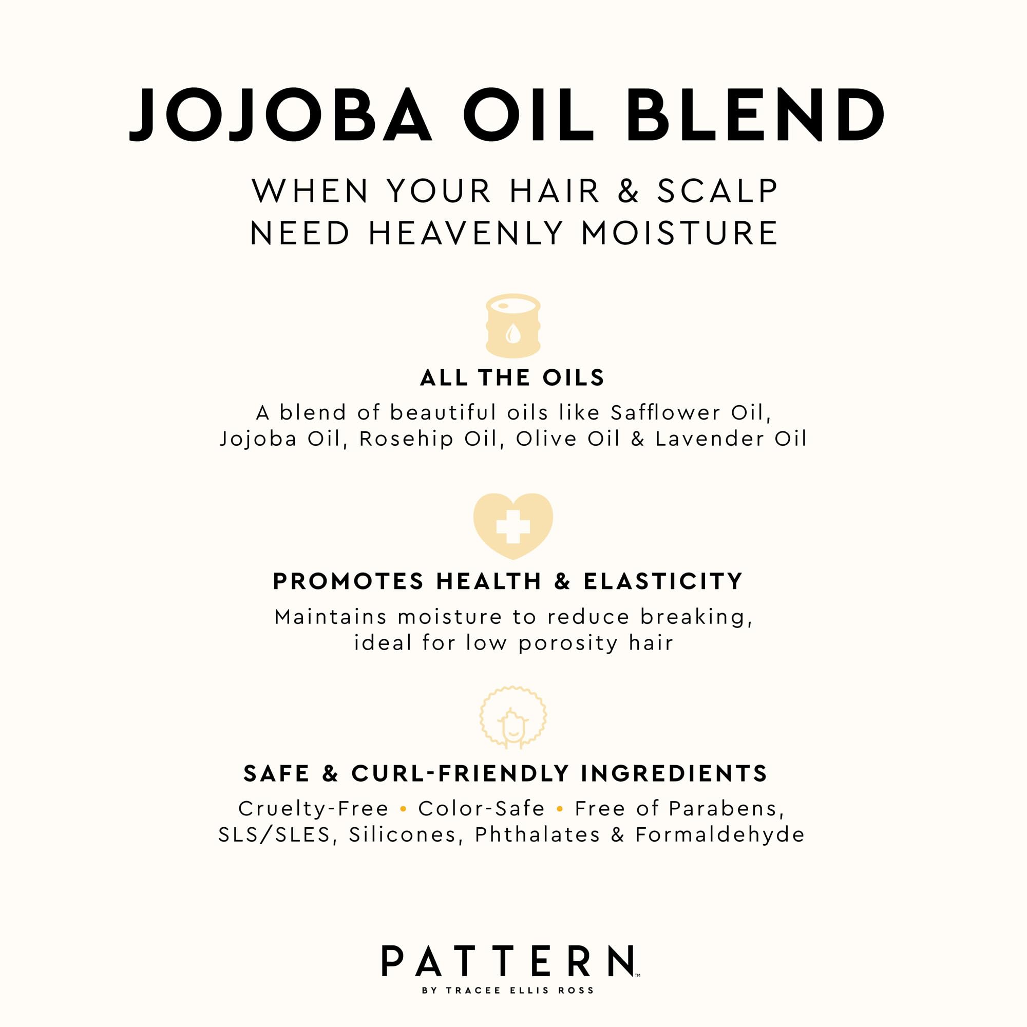 PATTERN wet-hair application demonstrates versatile use on damp strands