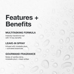 Paul Mitchell 15-In-1 Spray fragrance notes scene highlighting long-lasting scent