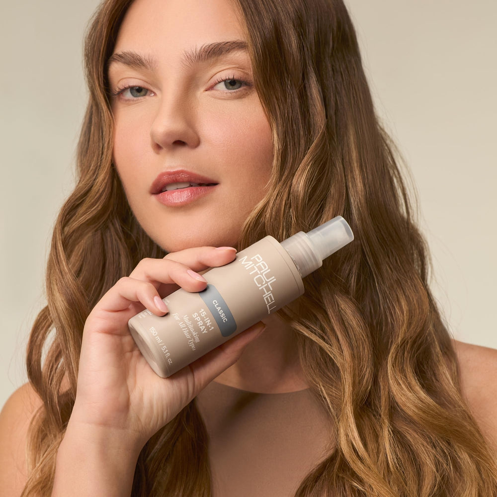 Paul Mitchell 15-In-1 Spray heat protection during styling