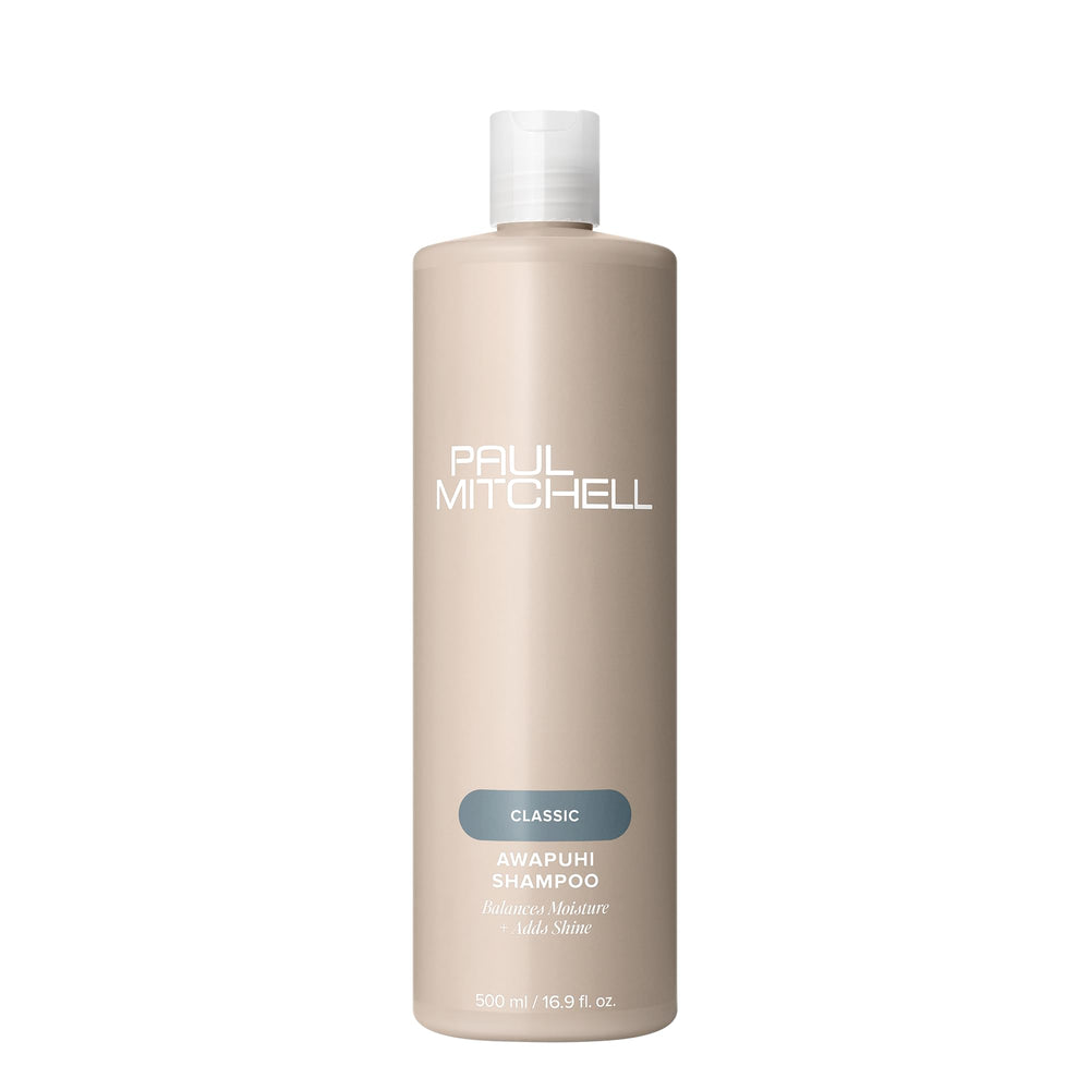 Paul Mitchell Awapuhi Shampoo lush lather hydrates hair for all types.