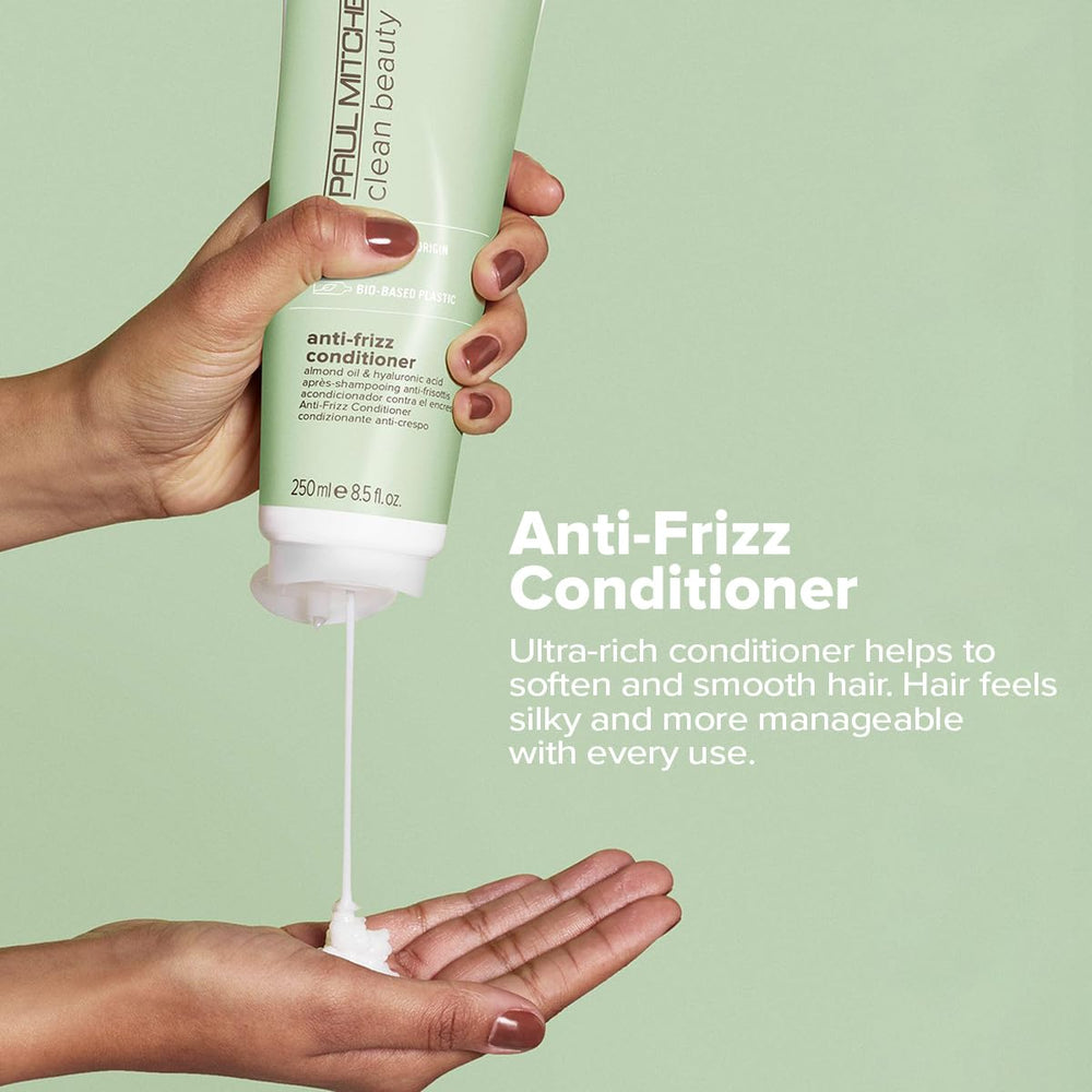 Paul Mitchell Clean Beauty Anti-Frizz Conditioner textured-hair application smoothing