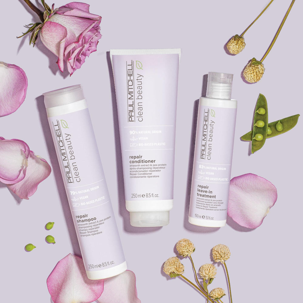 Paul Mitchell Clean Beauty Packaging bio-plastic sugarcane