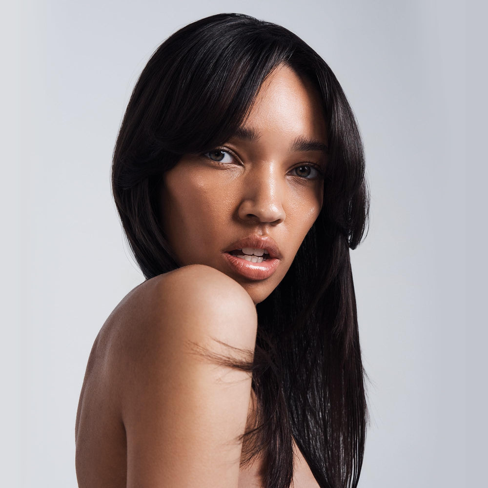 Paul Mitchell Clear Smoothing Serum close-up shows creamy texture and minimal ingredients.