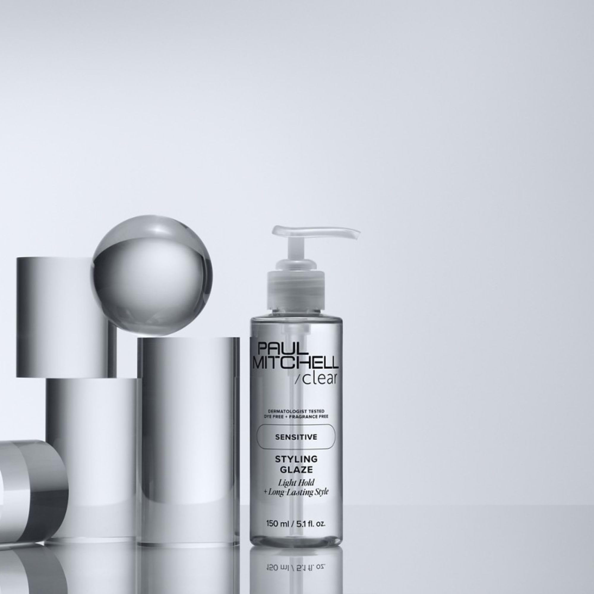 Paul Mitchell Clear Styling Glaze works with all hair types for easy styling