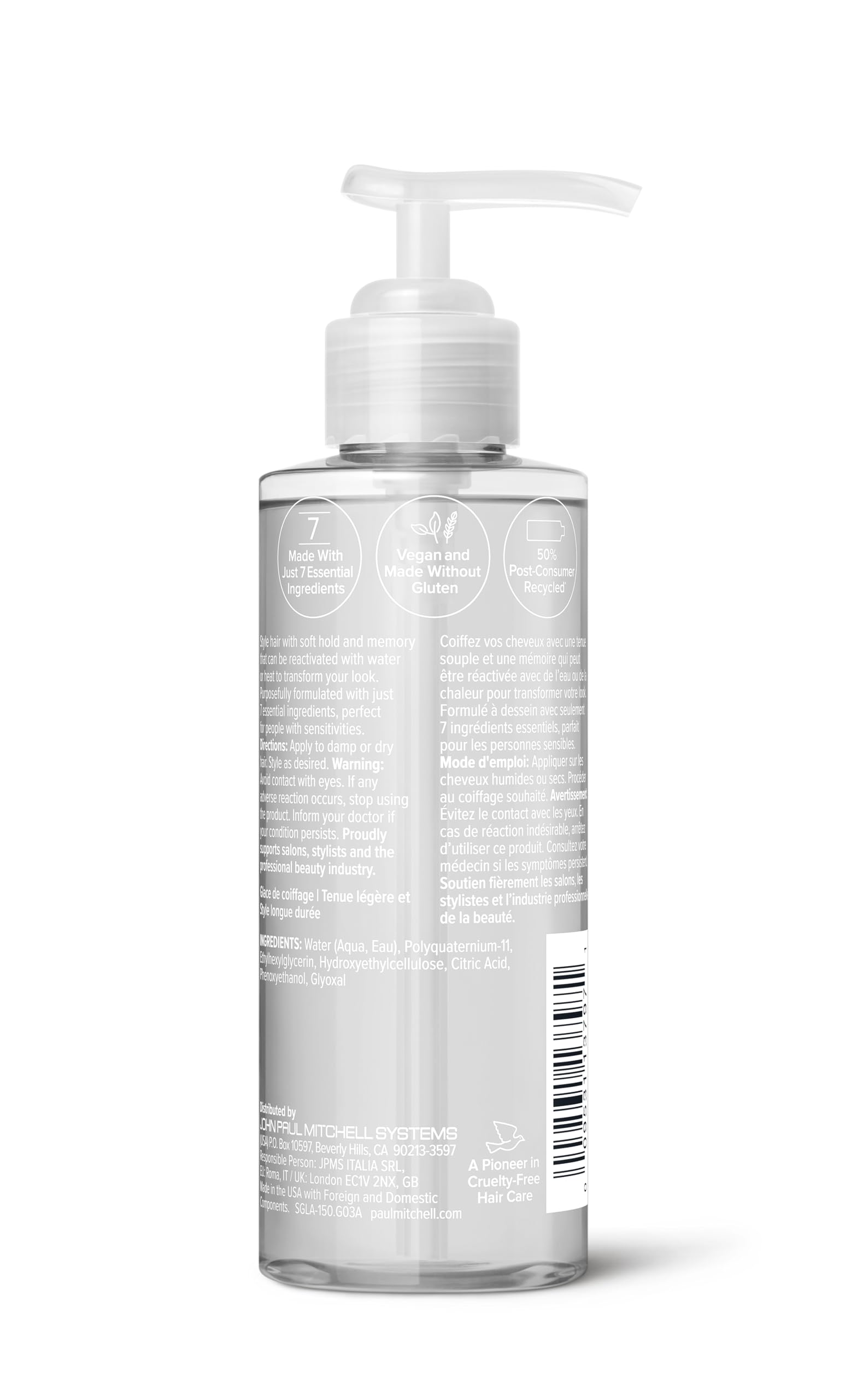 Paul Mitchell Clear Styling Glaze 5.1 oz offers lightweight hold and reworkable style