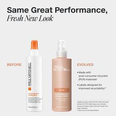 Paul Mitchell Color Protect Locking Spray nozzle close-up highlights easy, even application for color-treated hair