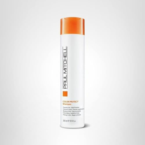 Paul Mitchell Color Protect Shampoo used in daily routine for color retention.