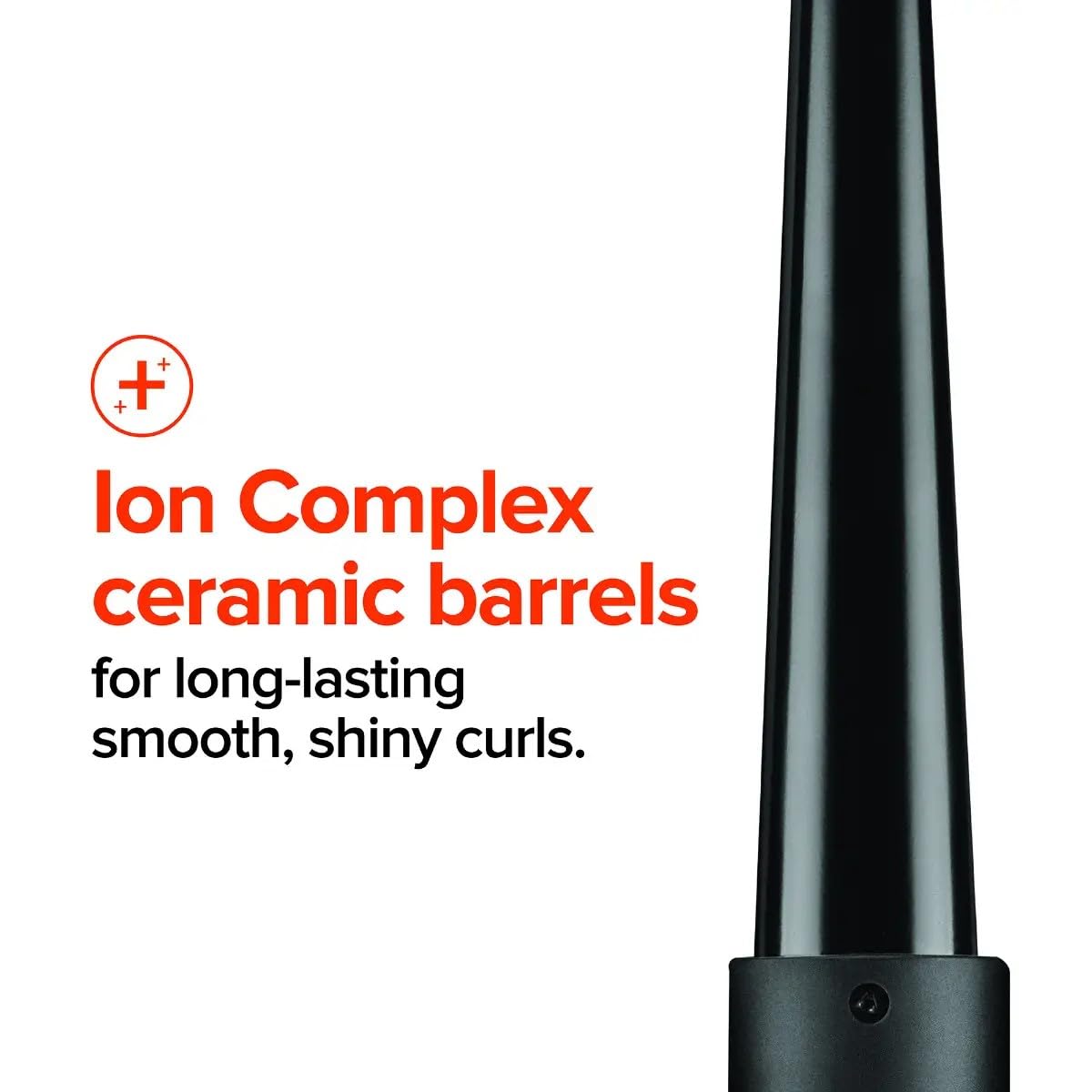Paul Mitchell Express Ion 3-in-1 wand with interchangeable barrels for loose to tight curls.
