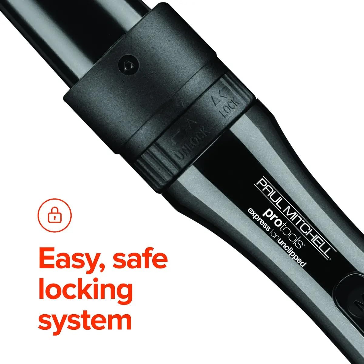 Paul Mitchell Express Ion wand heat settings view for fast, hair-friendly styling.