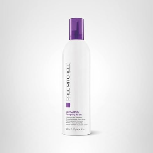 In-salon scene of volumized hair styled with Extra-Body Foam