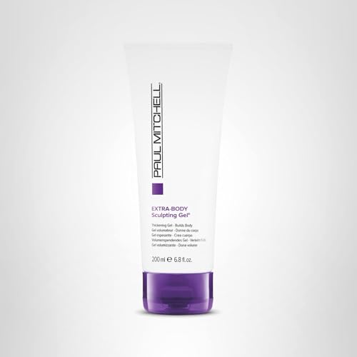 Paul Mitchell Extra-Body Sculpting Gel on salon shelf signaling professional quality
