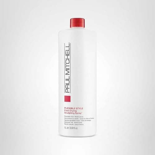 Paul Mitchell hairspray reactivates with heat or water for restyling