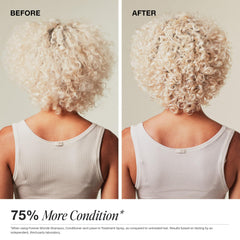 Paul Mitchell Forever Blonde cucumber fragrance adds refreshing scent during use.
