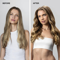 Paul Mitchell Freeze and Shine on coarse hair enables sleek styling.