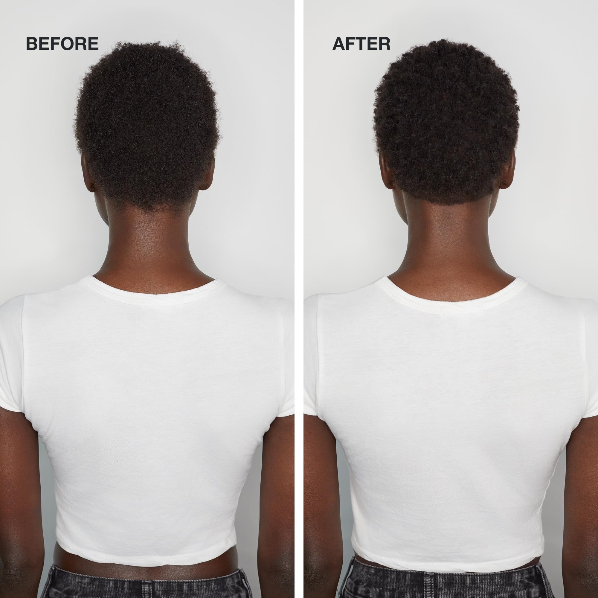 Paul Mitchell Full Circle Leave-In Cream frizz-control closeup shows smoothing action