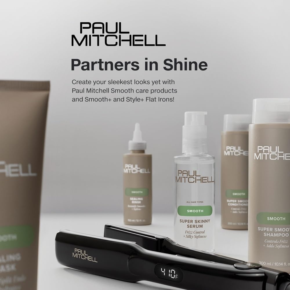 Paul Mitchell Gloss Drops packaging emphasizes recycled materials for eco-minded beauty.