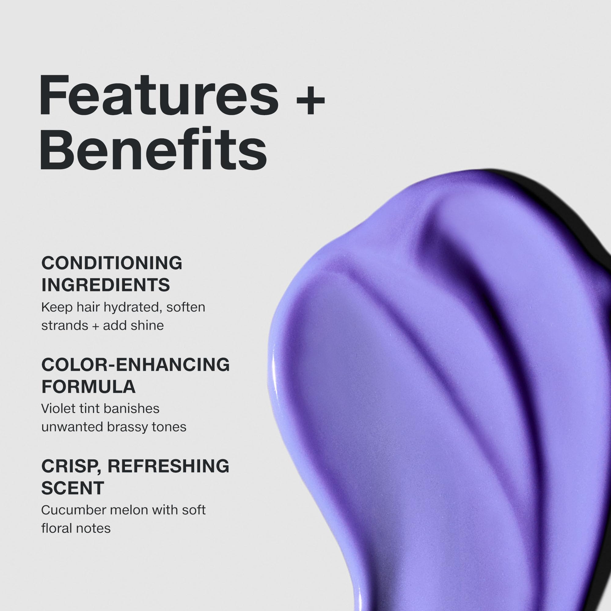 Paul Mitchell Platinum Blonde Violet Conditioner jar close-up shows creamy hydration.