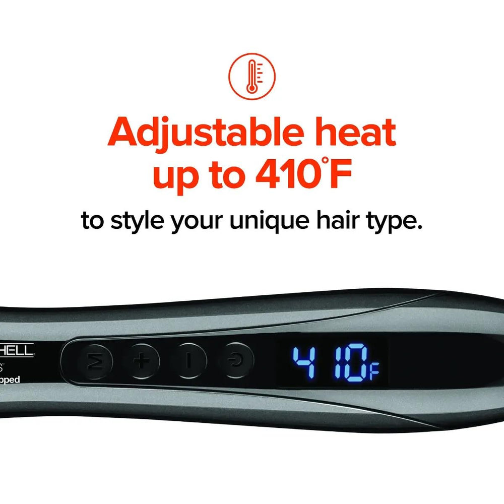 Close-up of Paul Mitchell Pro Tools 3-barrel wand demonstrating heat-ready design.