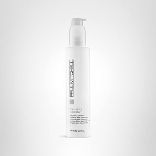 Paul Mitchell Quick Slip all-hair-types demonstrates versatile results across hair textures.