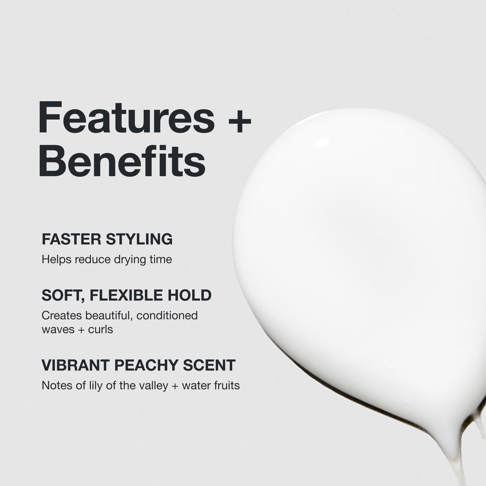Paul Mitchell Quick Slip conditioned-waves delivers defined, conditioned curls with clean texture.