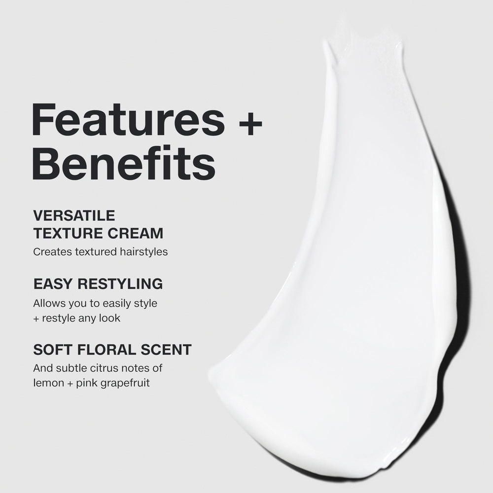 Paul Mitchell Re-Works Styling Cream in hands shows easy application and pliable texture