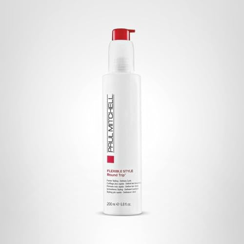 Paul Mitchell Round Trip serum panthenol highlight for conditioning properties.