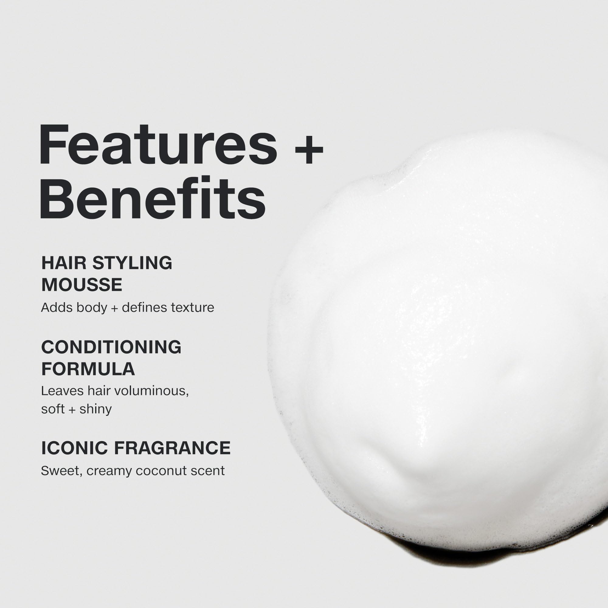 Hands applying Paul Mitchell Sculpting Foam for even distribution