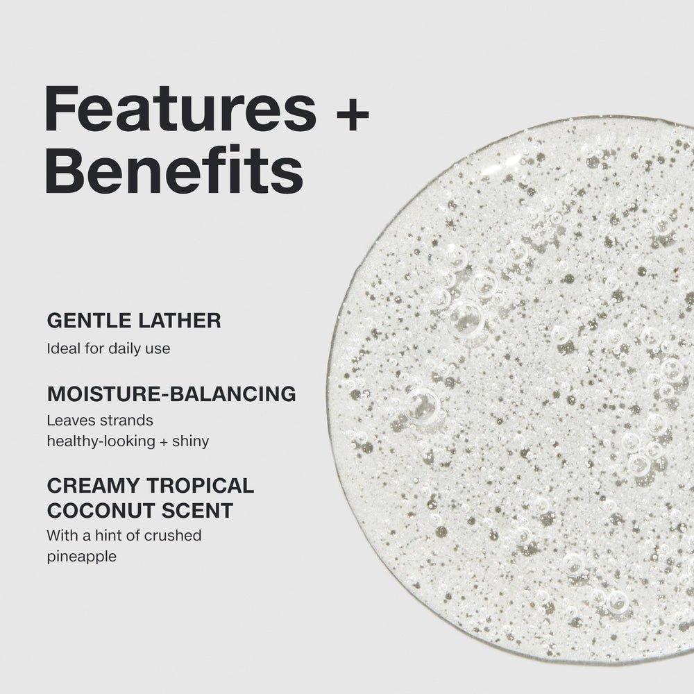 Paul Mitchell Shampoo One color-treated hair result demonstrates gentle cleansing.