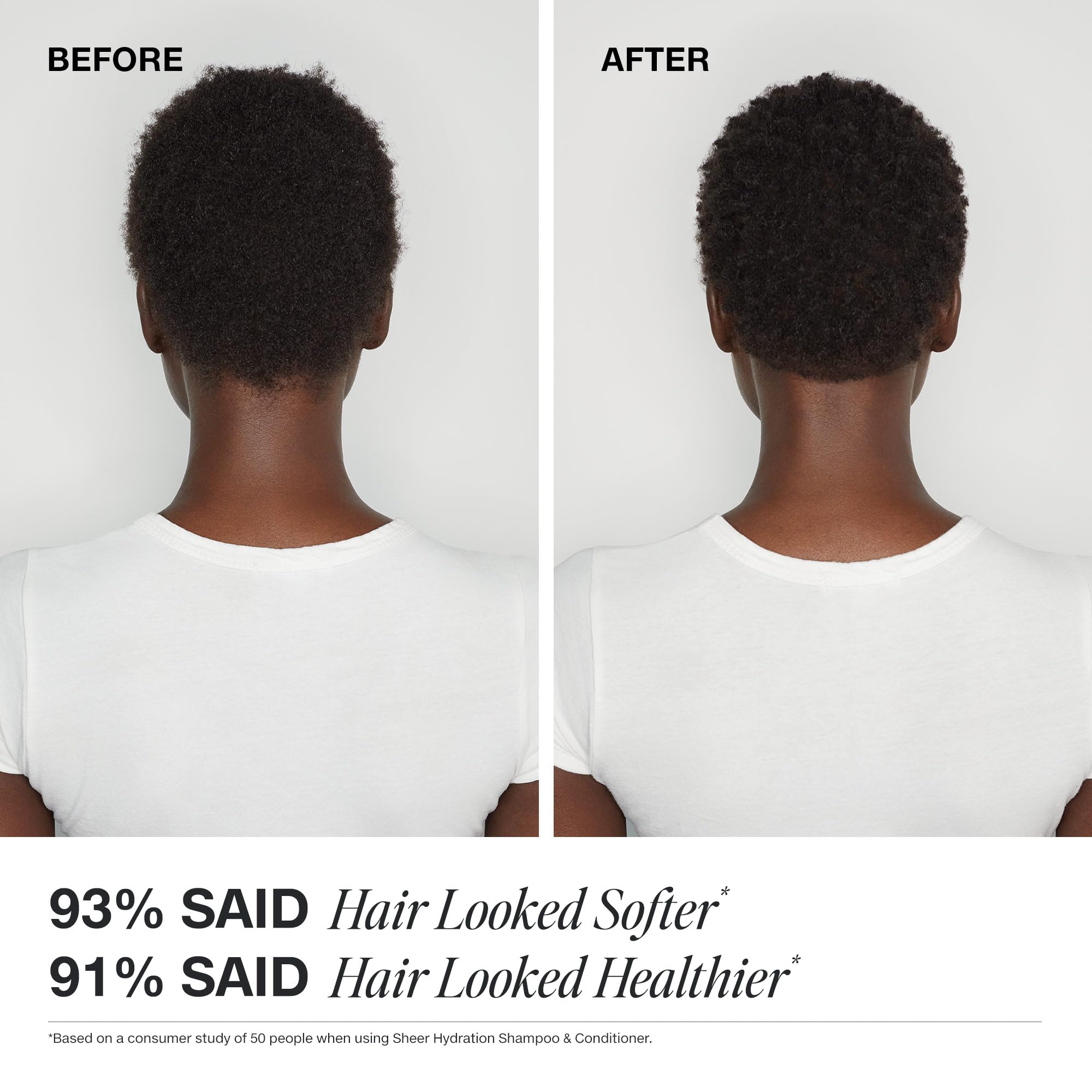 Paul Mitchell Sheer Hydration product displays glossy finish on hair