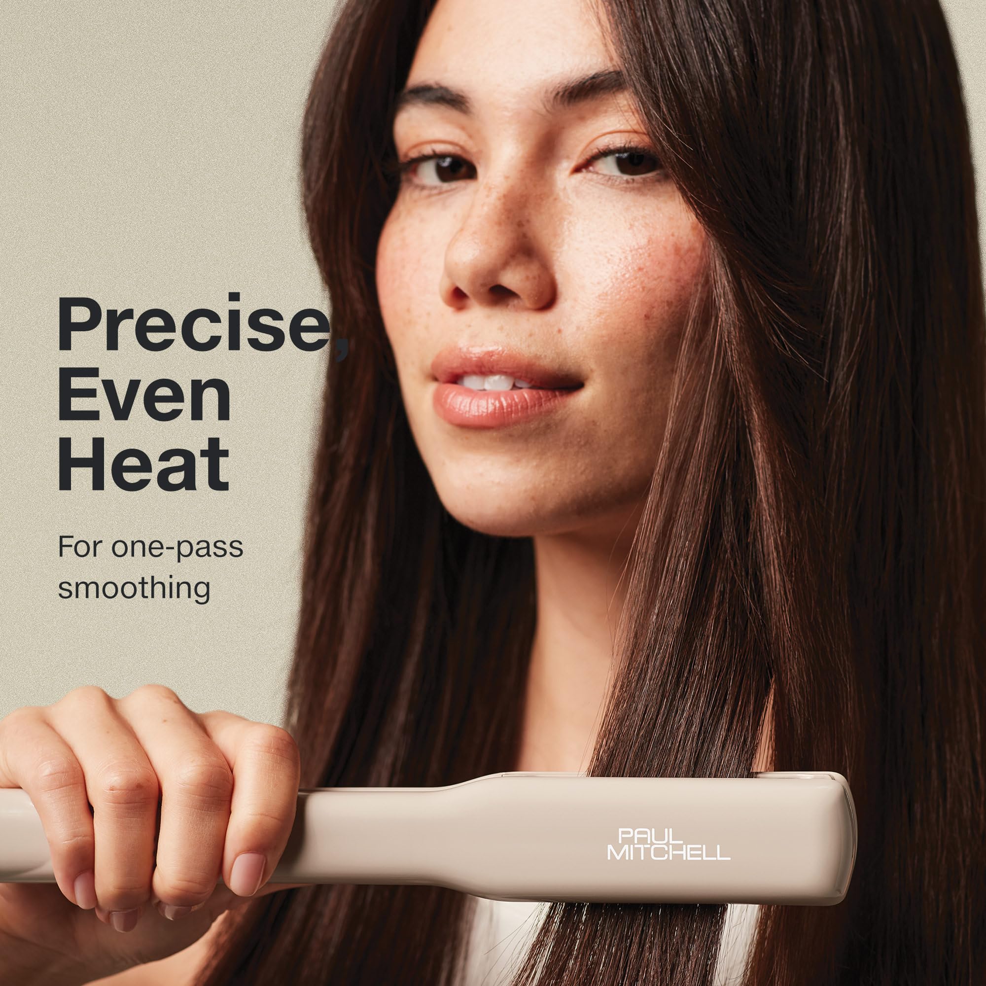 Paul Mitchell Smooth+ flat iron Black color 1.25" plate for all hair types