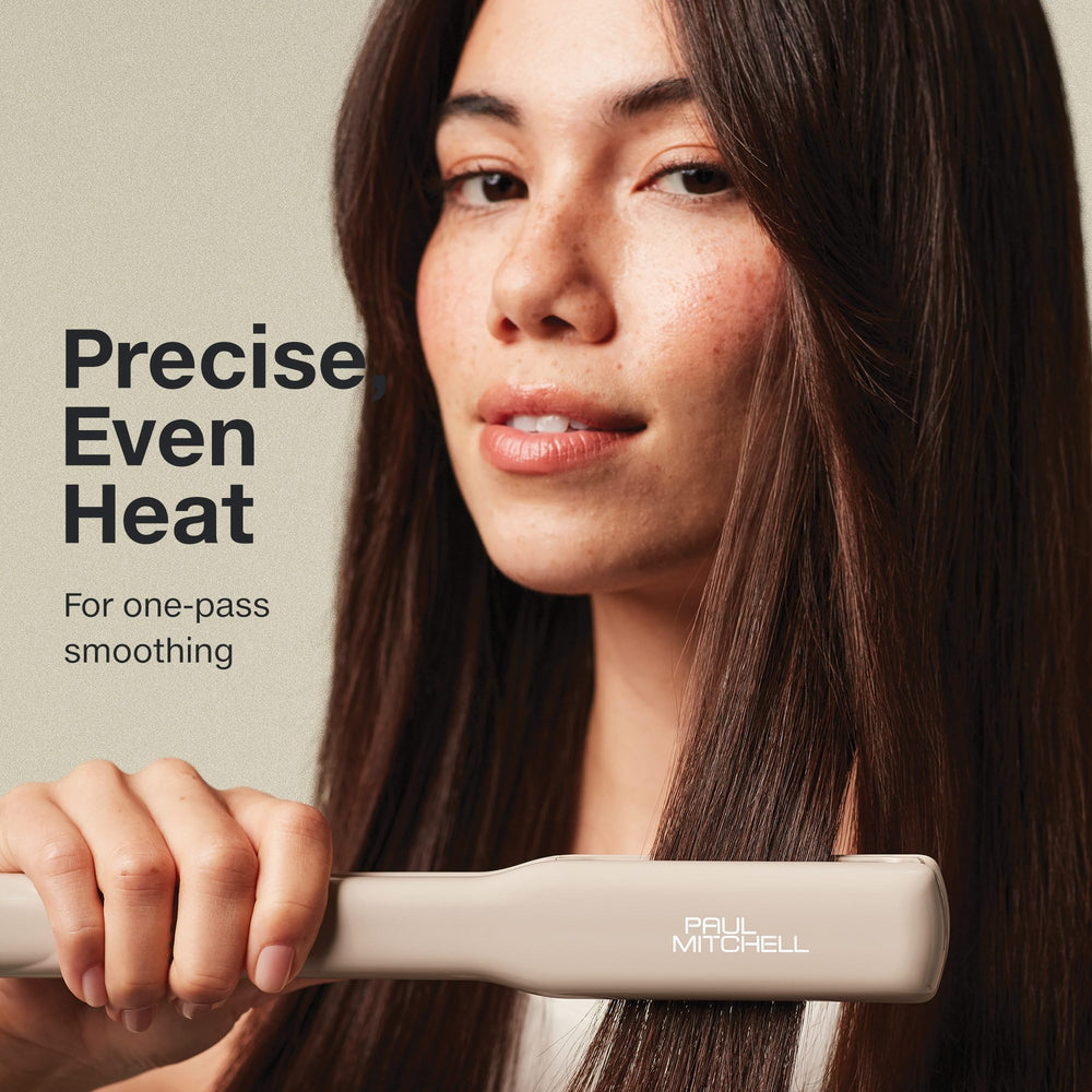 Paul Mitchell Smooth+ flat iron Black color 1.25" plate for all hair types