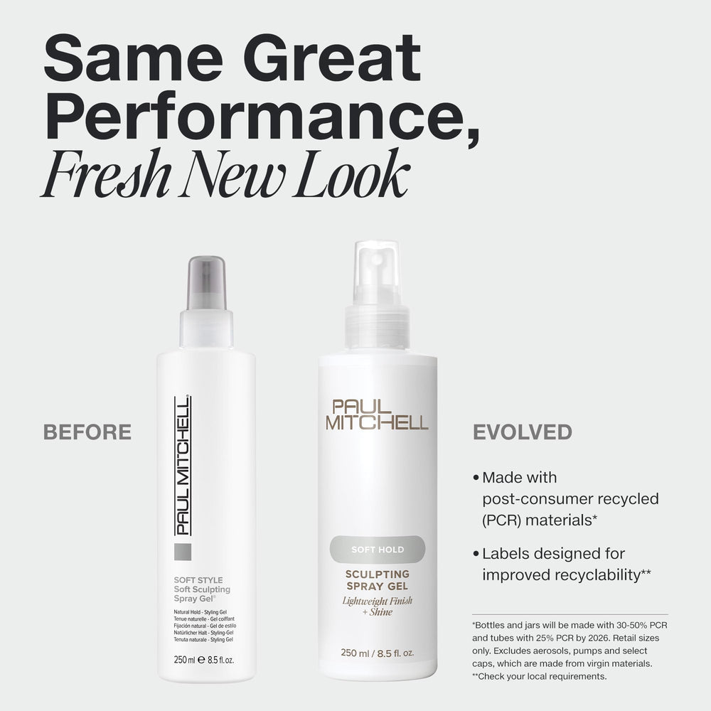 Paul Mitchell Soft Sculpting Spray Gel misting for lightweight control